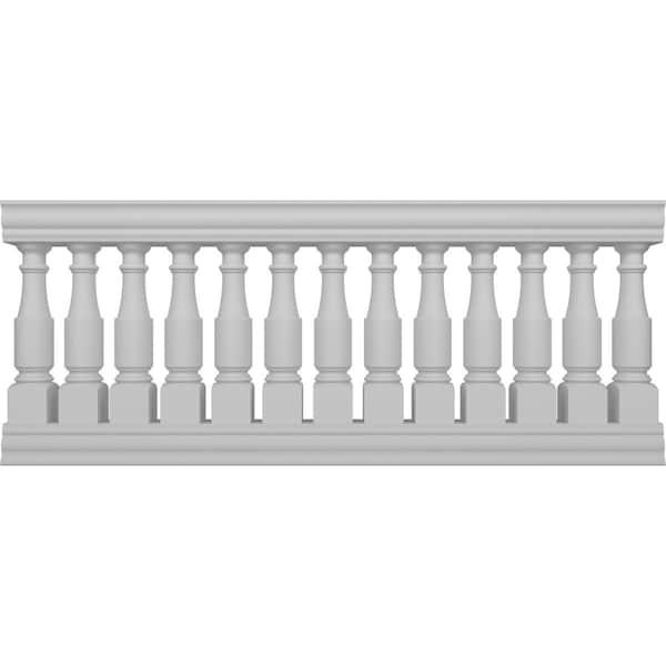Ekena Millwork Fiberthane Hamilton Balustrade Railing Kit Style J (6 7/8" On-Center Spacing to Pass 4" Sphere Code) BALK37X084HMJ - main